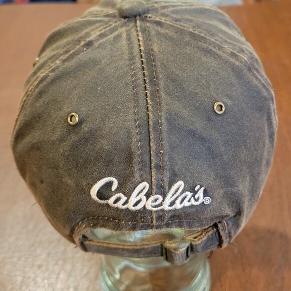 Cabela's legendary outfitter camouflage camo adjustable strap one size hat - Picture 5 of 10